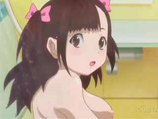 Salle de bain l'anime adulte vidéo avec innocent ado nu divinity