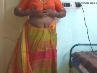 Indian desi maid forced to clip her natural tits to home owner