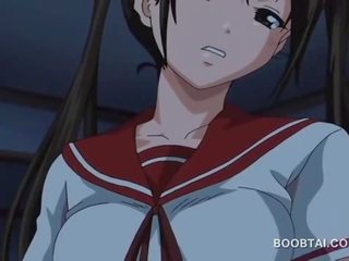 Splendid hentai bruneta pička olízal a fucked v